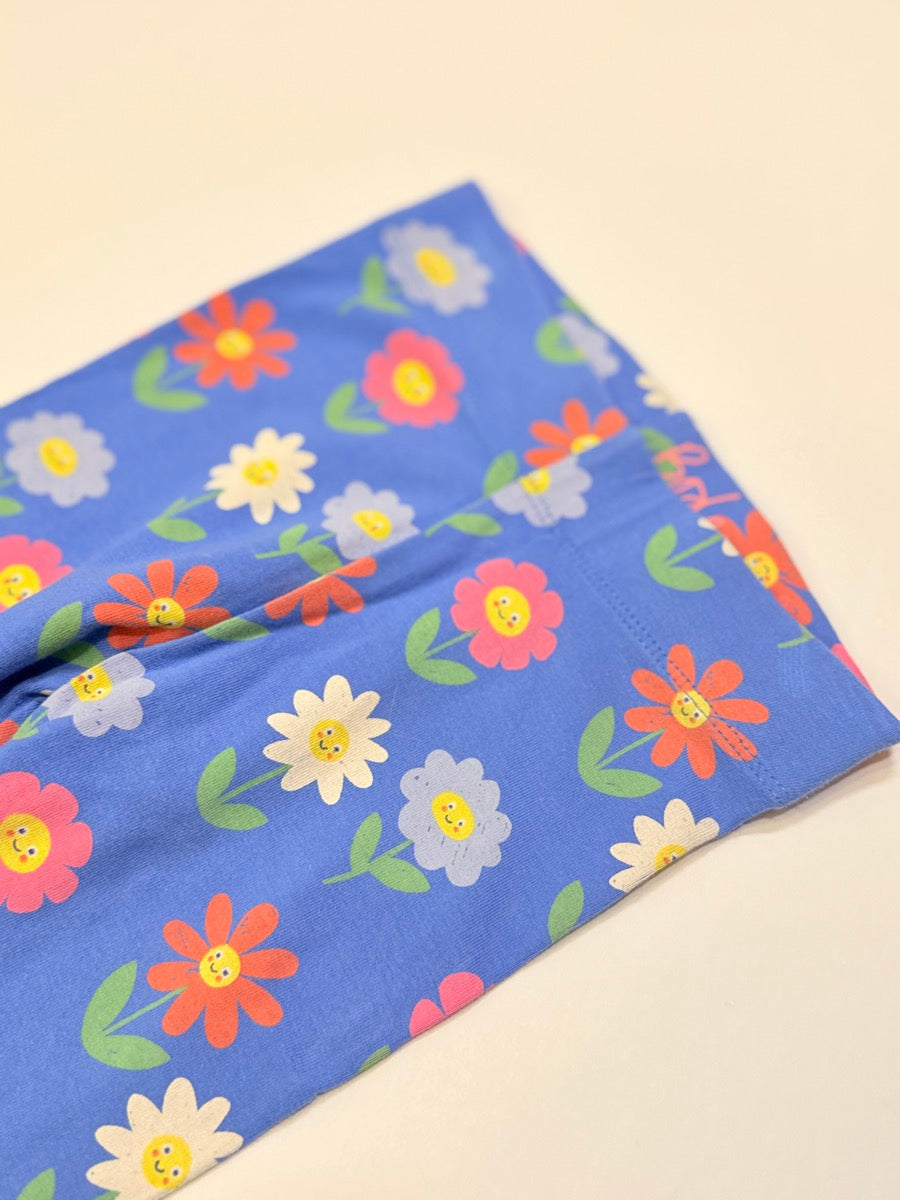Boden Floral Leggings Girls 4-5Y