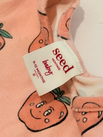 Seed Heritage Baby Peach Print Set 6-12M