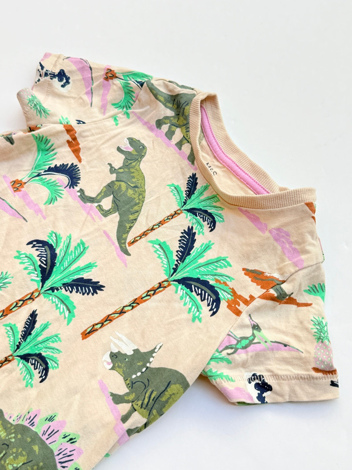 M&S Originals Dinosaur T-Shirt 2-3Y