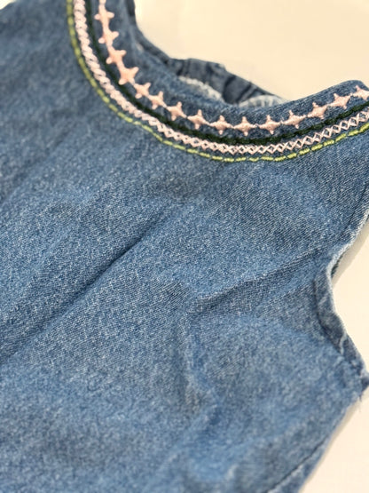 Denim Top & Bloomer Set 12-18M