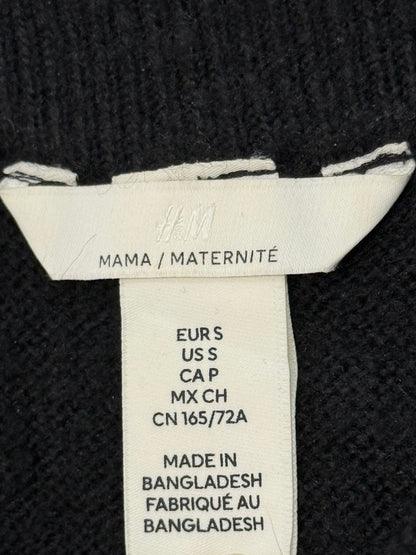 H&M Mama Maternity Black Knit Pencil Skirt Size S