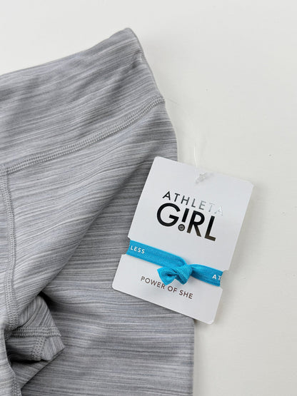 NWT - Athleta Girl High Rise Chit Chat Gray Leggings XS/6