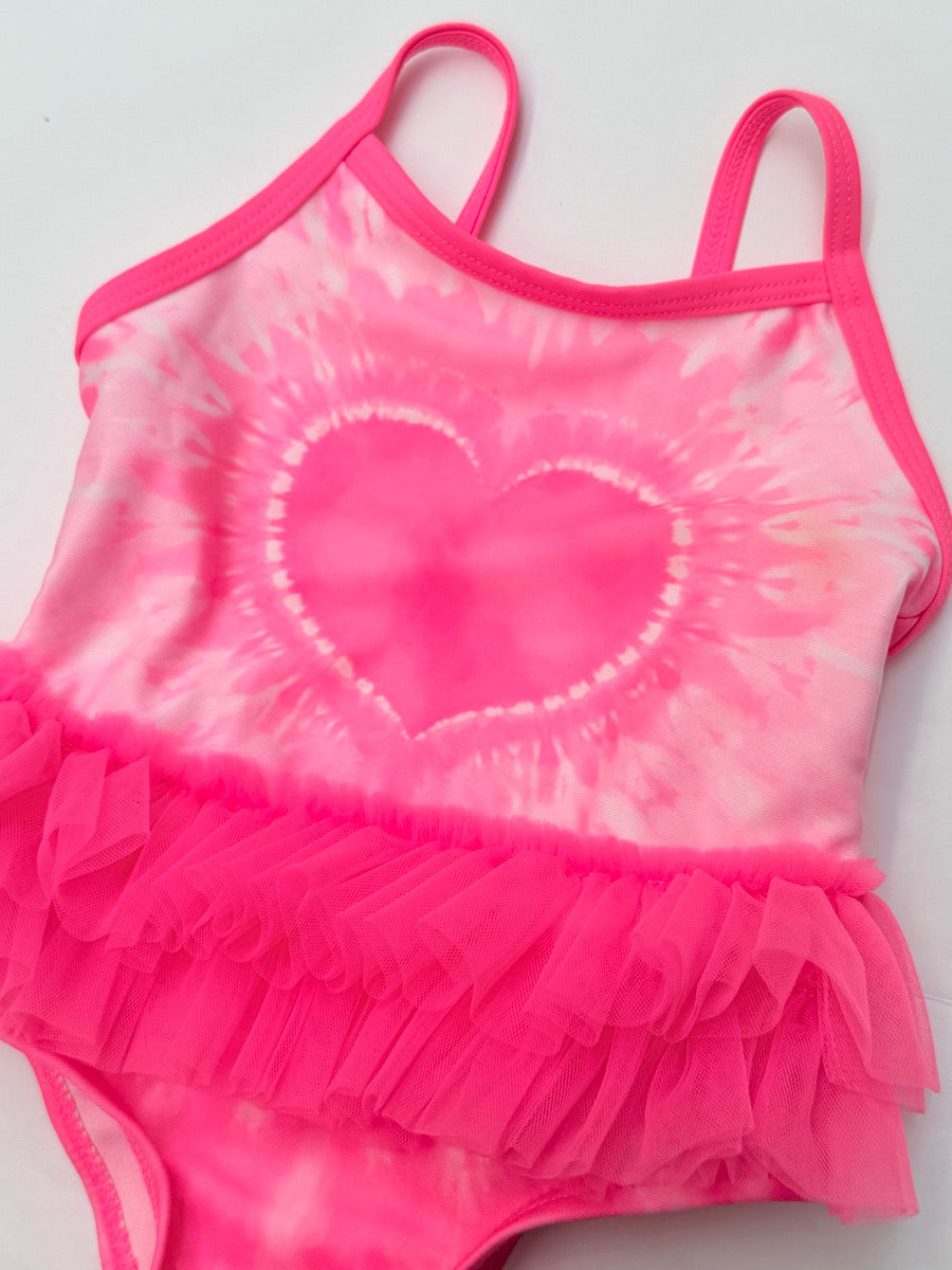 George Baby Tie-Dye Heart Swimsuit 3-6M