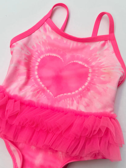 George Baby Tie-Dye Heart Swimsuit 3-6M
