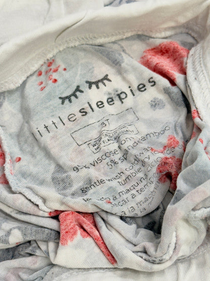 Little Sleepies Floral Bamboo Pajama Set 3T