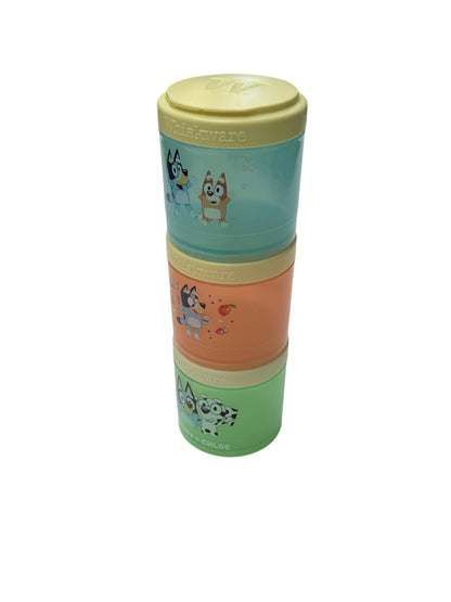Whiskware Bluey Stackable Snack Containers Set