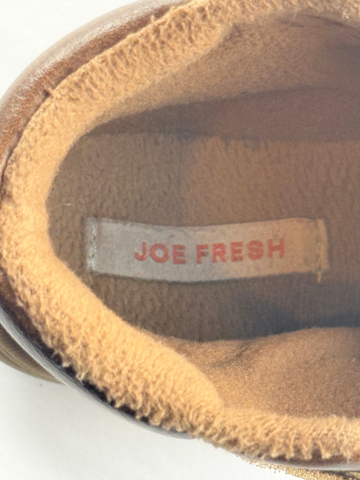 Joe Fresh Navy Brown Duck Boots Size 7