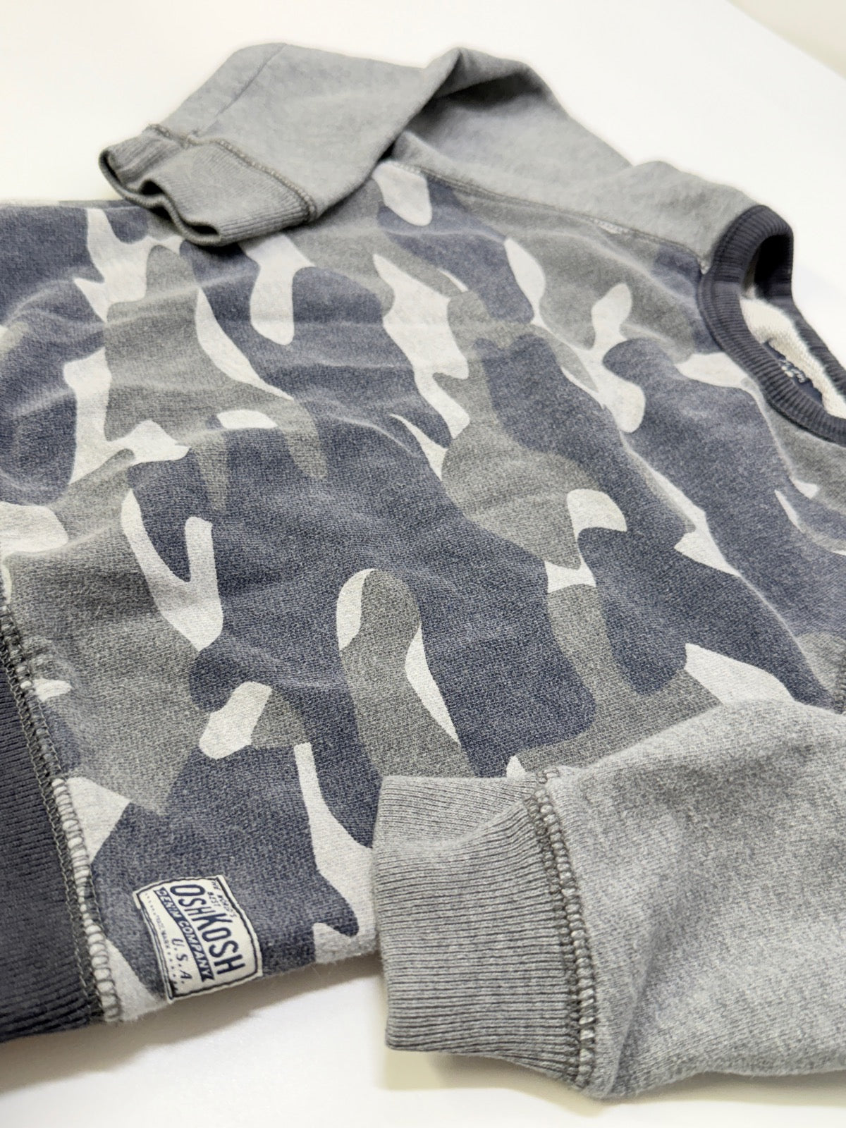 OshKosh B'gosh Camo Crewneck Sweatshirt 4T