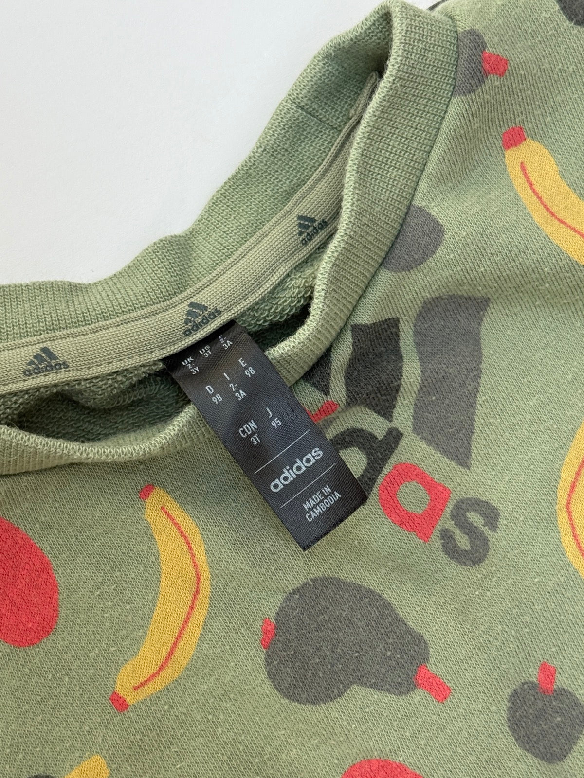 Adidas Fruit Print Tracksuit Set 3T