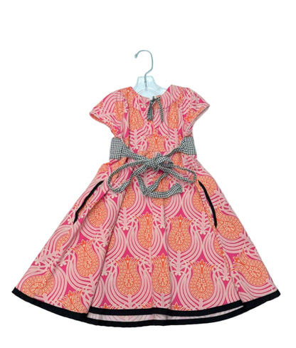 Redfish Kids Pink Paisley Dress Size 4