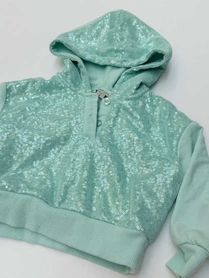 Habitual Sequin Hoodie Jogger Set Size 2T