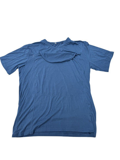 Maternity Blue Nursing T-Shirt Size M
