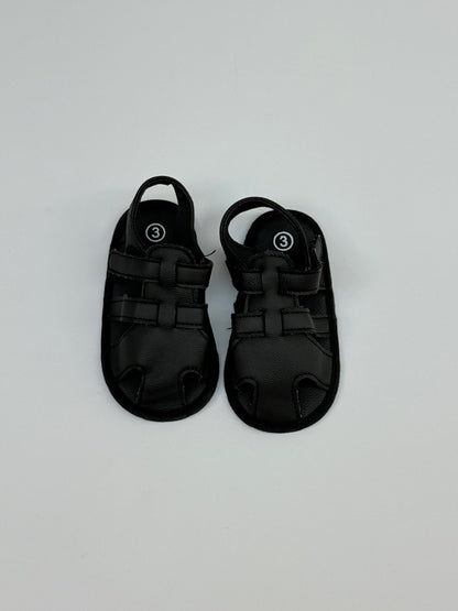 Baby Fisherman Sandals Black Size 3