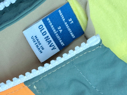 Old Navy Colorblock Windbreaker Jacket 2T