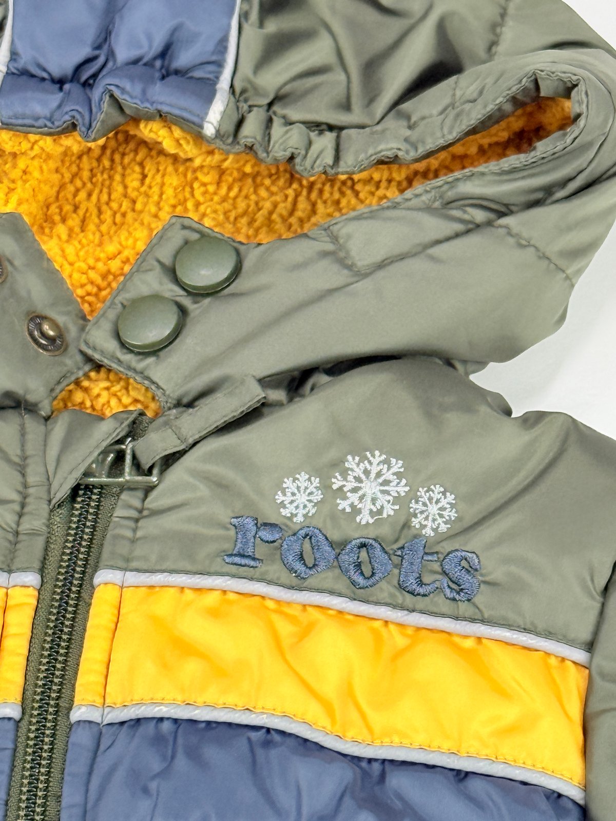 Roots 73 Olive Green Hooded Snowsuit