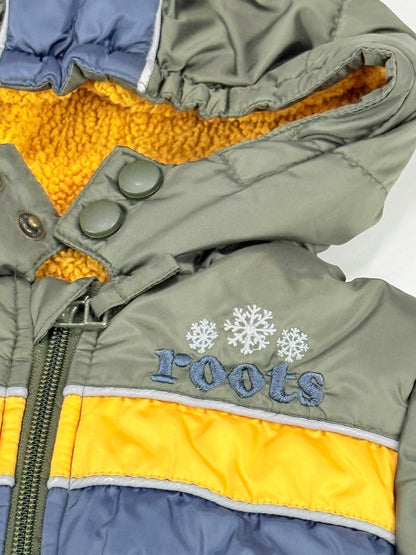 Roots 73 Olive Green Hooded Snowsuit