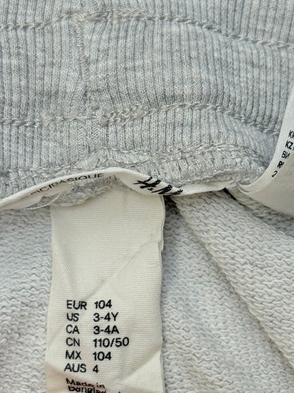 H&M Basic Gray Shorts Size 3-4Y