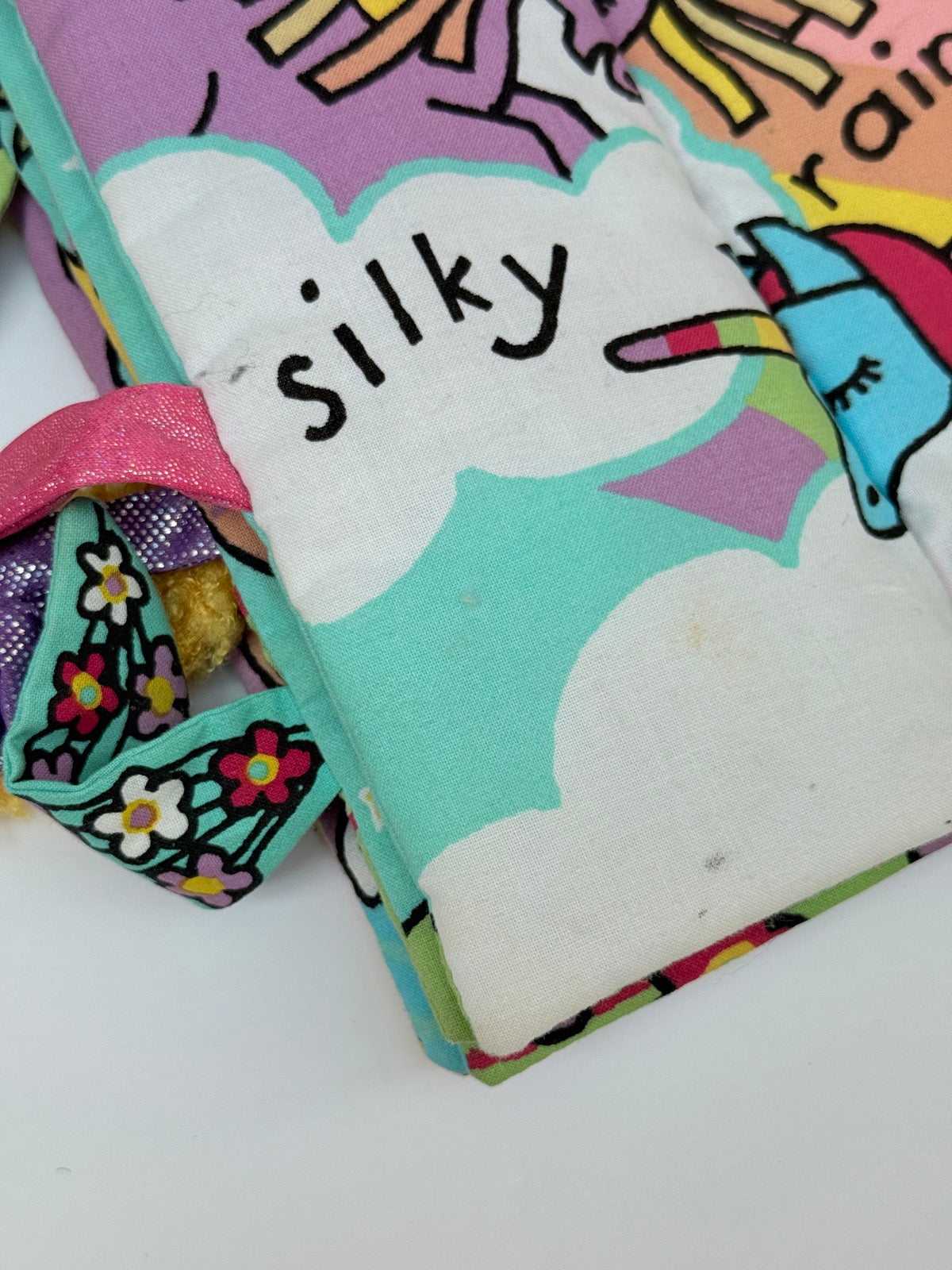 Anne Wilkinson Jellycat Unicorn Tails Fabric Book