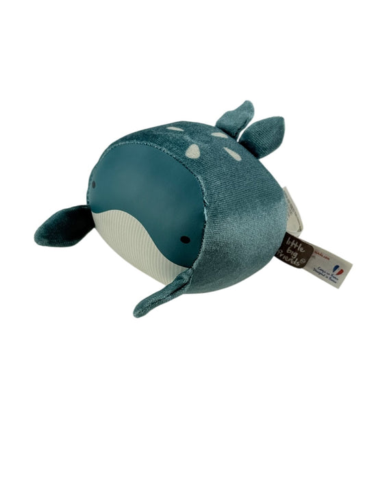 Little Big Friends Teal Whale Plush Toy