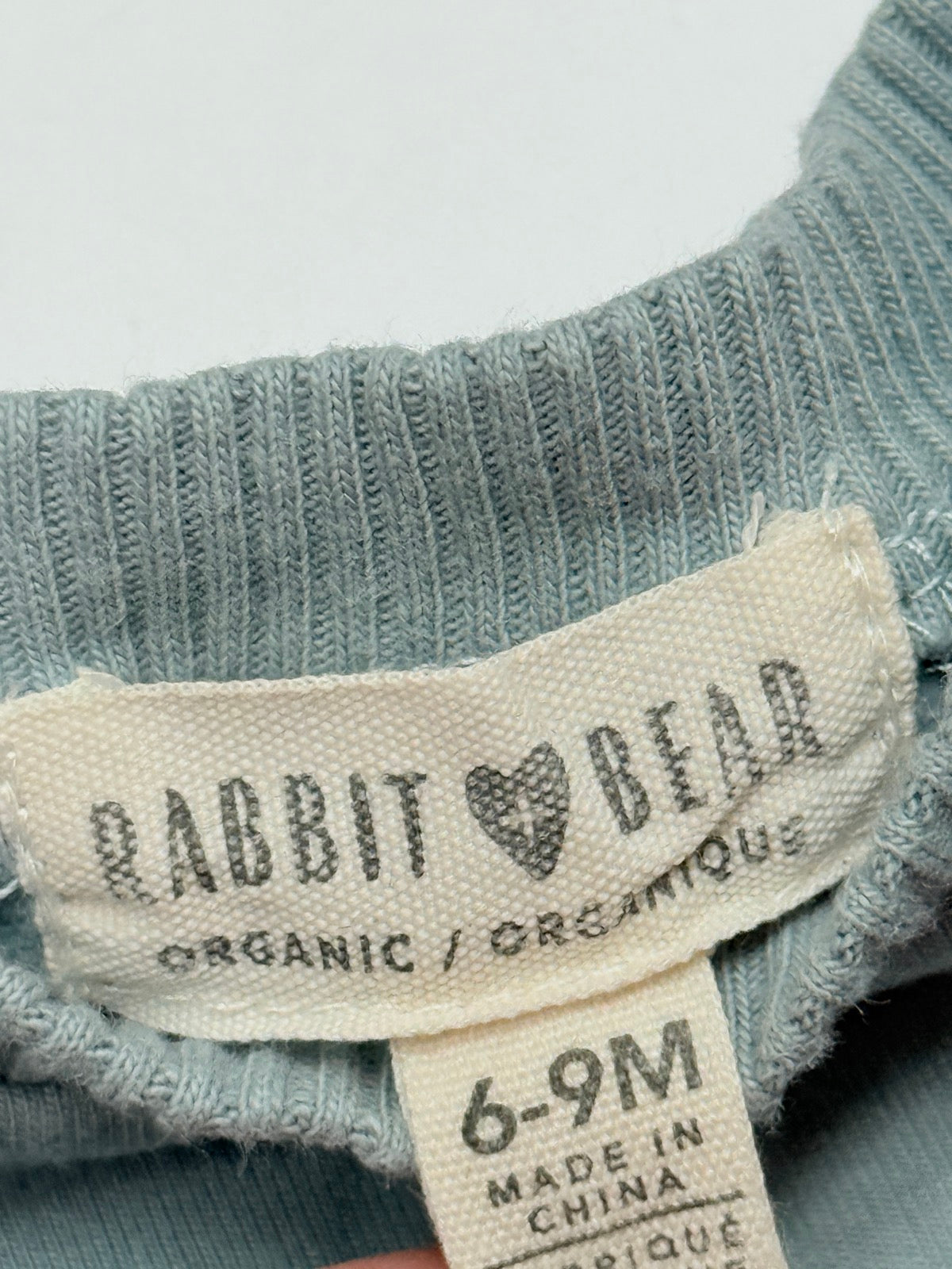 Rabbit Bear Organic Sweatsuit Set 6-9M