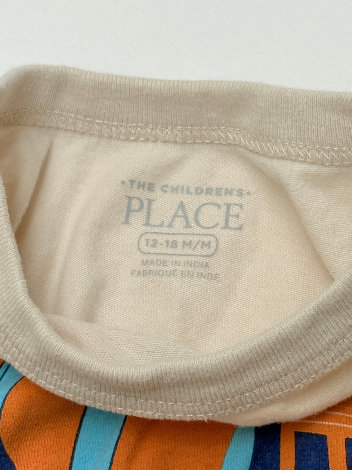 Children's Place Construction Truck T-Shirt 12-18M
