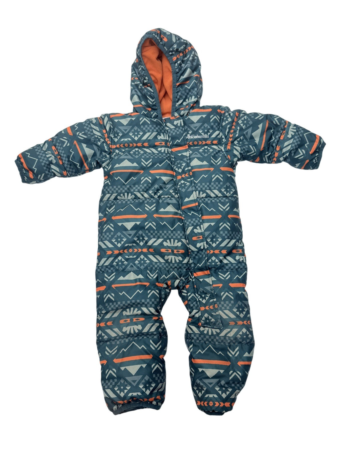 Columbia Aztec Print Hooded Snowsuit 12-18m