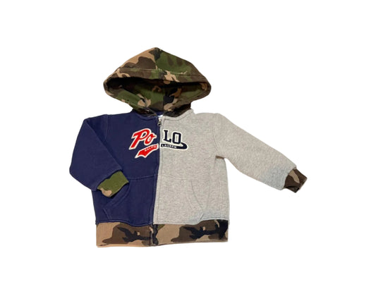 Ensemble à capuche fendu camouflage Polo Ralph Lauren 18 mois