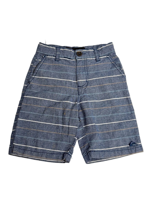Quiksilver Blue Striped Shorts Size 4