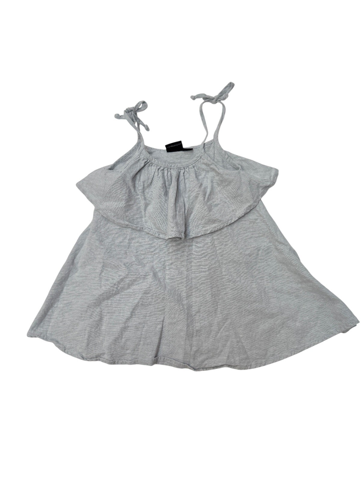 VONbon Light Blue Ruffle Tie-Strap Top 18-24M