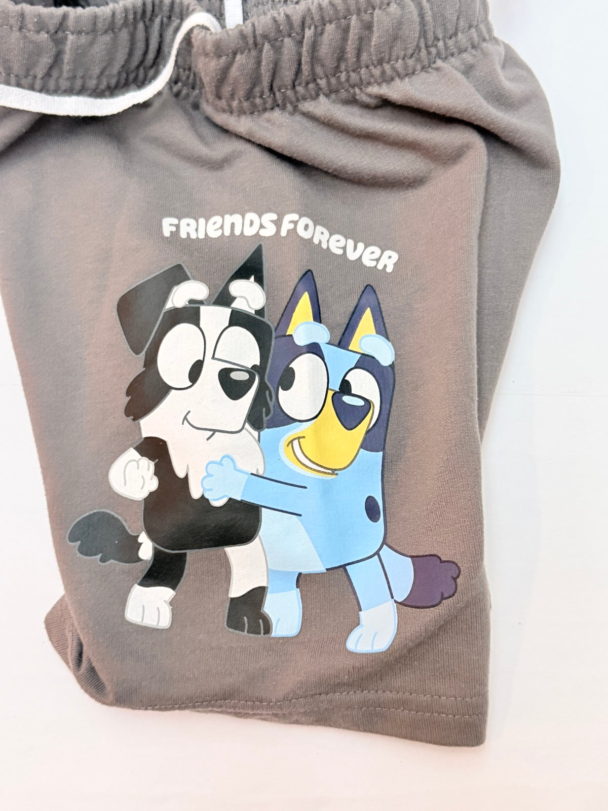 Blue Friends Forever Graphic Shorts Size 4