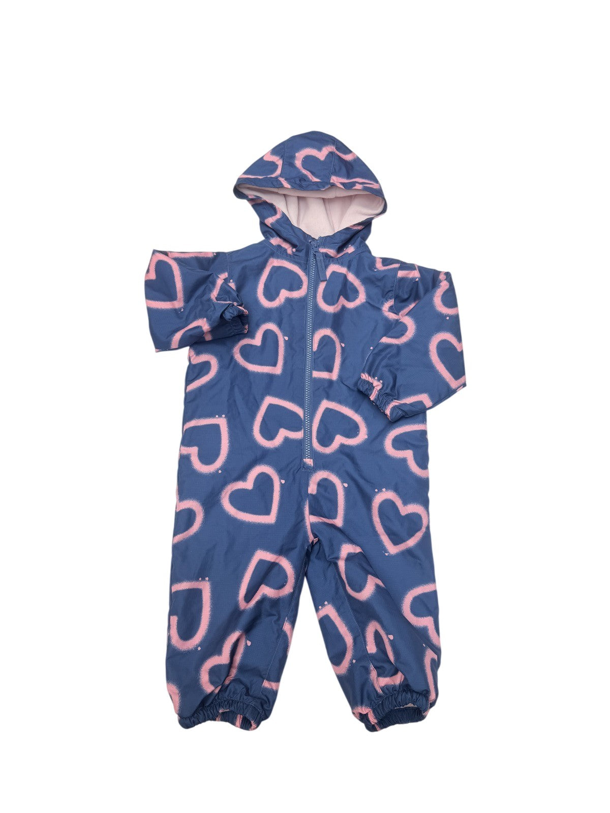 Joe Fresh Heart Print Puddle Suit 12-18M