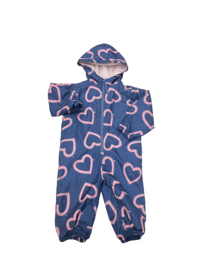 Joe Fresh Heart Print Puddle Suit 12-18M