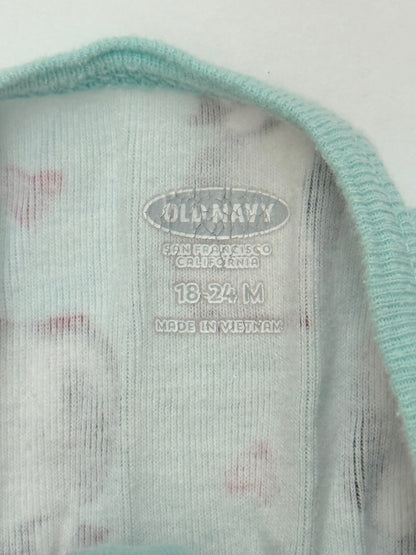 Old Navy Penguin Footed Sleeper 18-24M