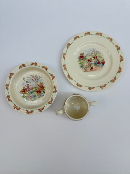Royal Doulton Bunnykins Baby Plate Bowl Mug Set
