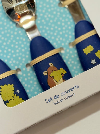 Moulin Roty Puce & Pilou Baby Cutlery Set