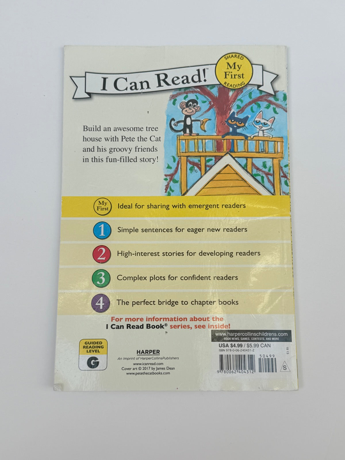 James Dean Pete the Cat Tip-Top Tree House