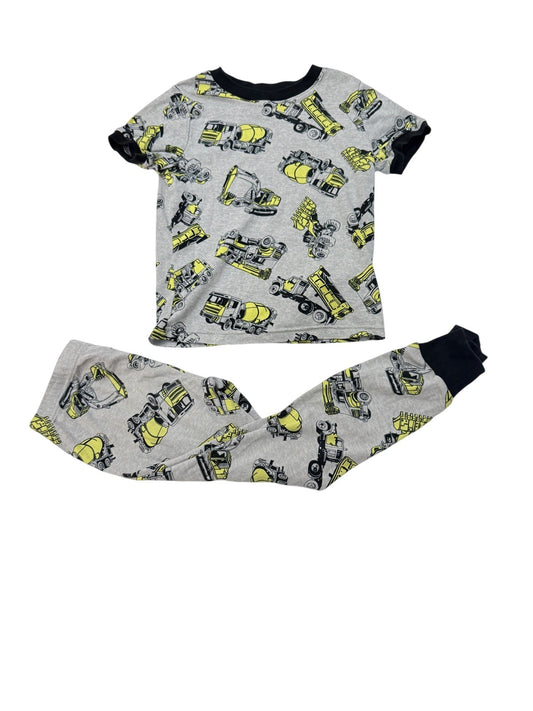 Kirkland Signature Construction Truck Pajamas Size 6/6Y