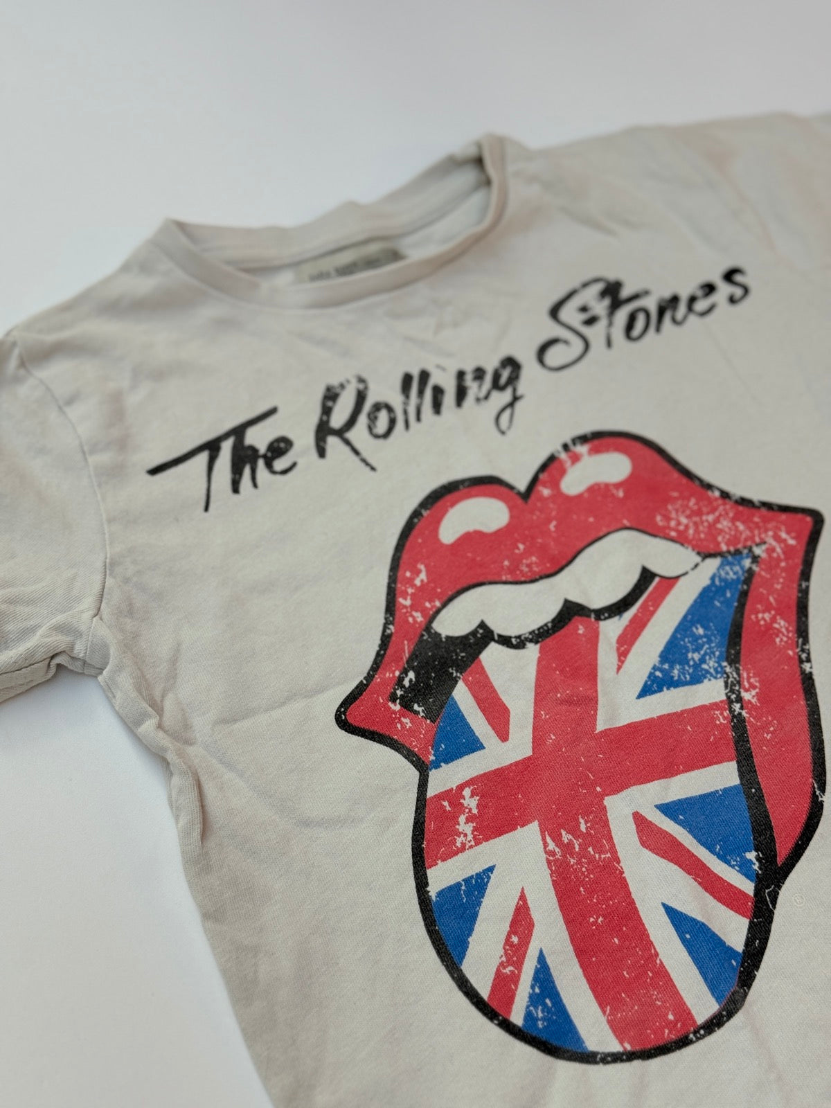 Zara Boys Rolling Stones Graphic T-Shirt Size 5