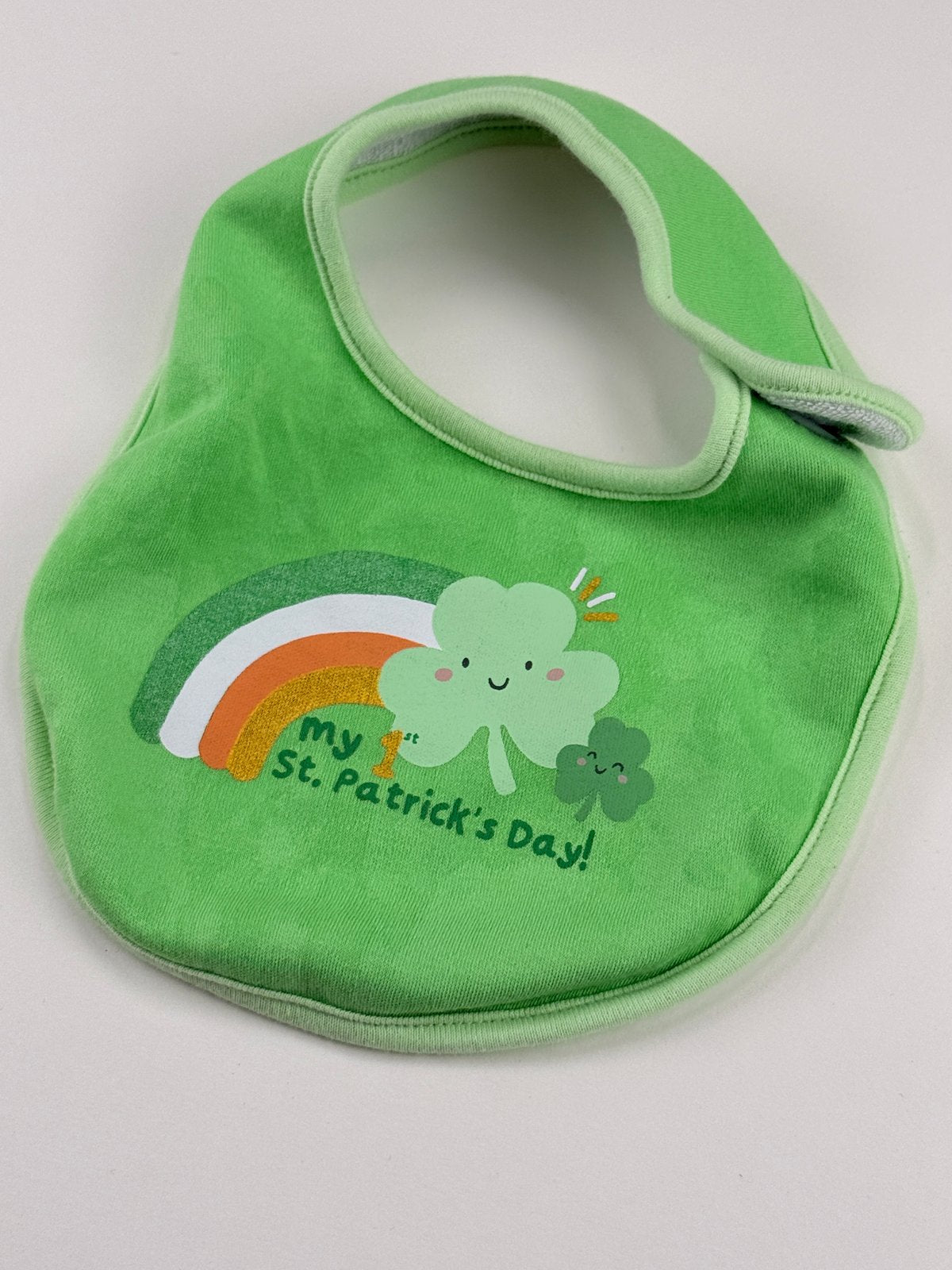My 1st St. Patrick's Day Green Bib 0-6M