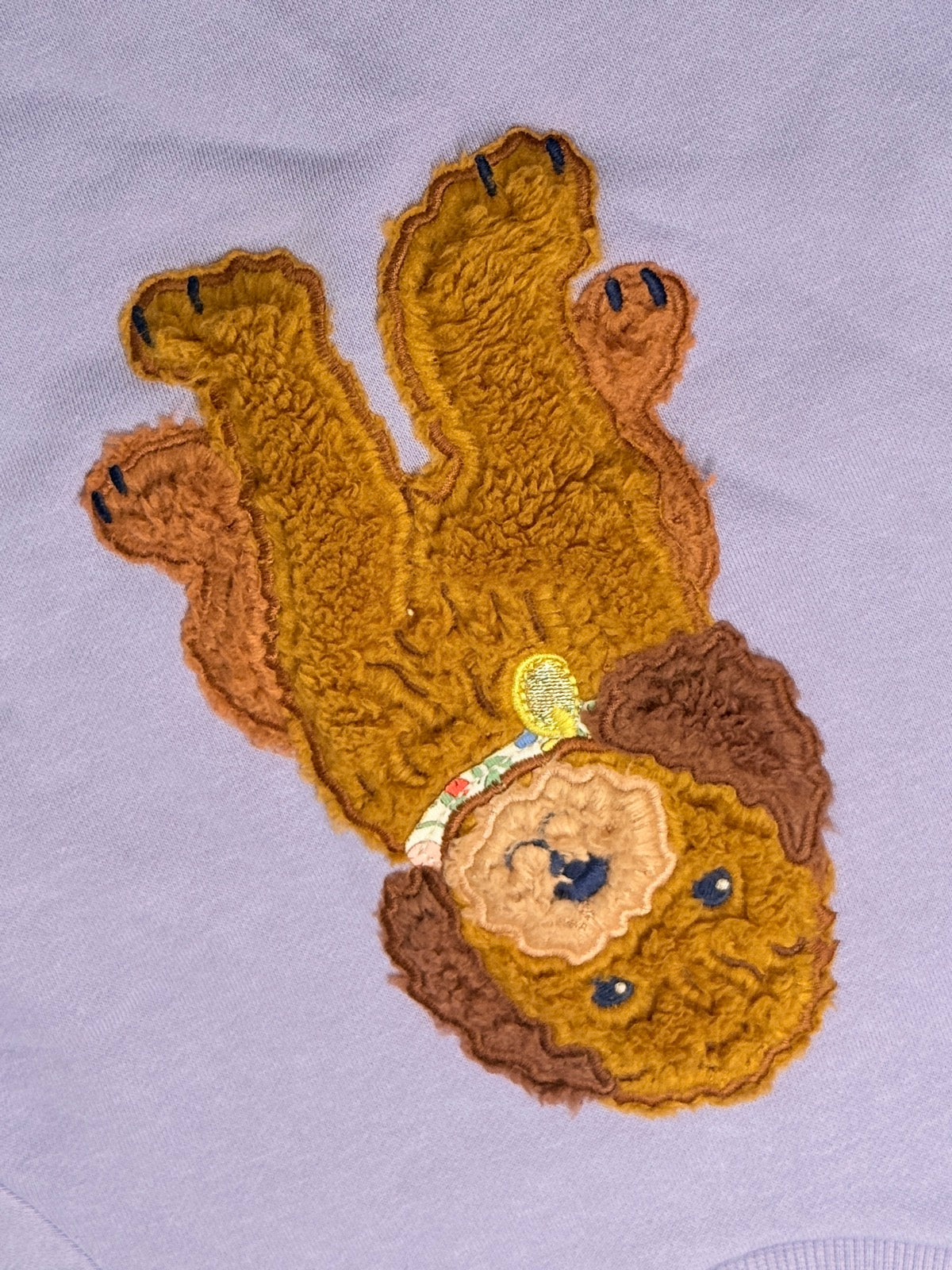 Mini Boden Doodle Dog Appliqué Sweatshirt 6-7Y