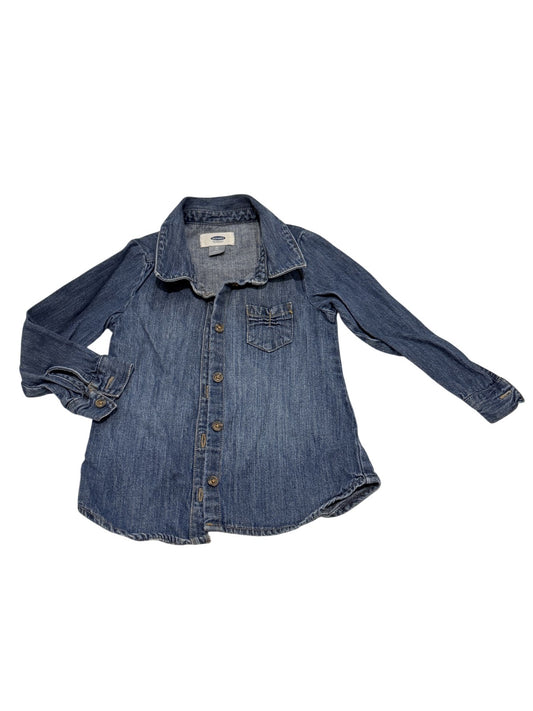 Old Navy Denim Button-Up Shirt 3T