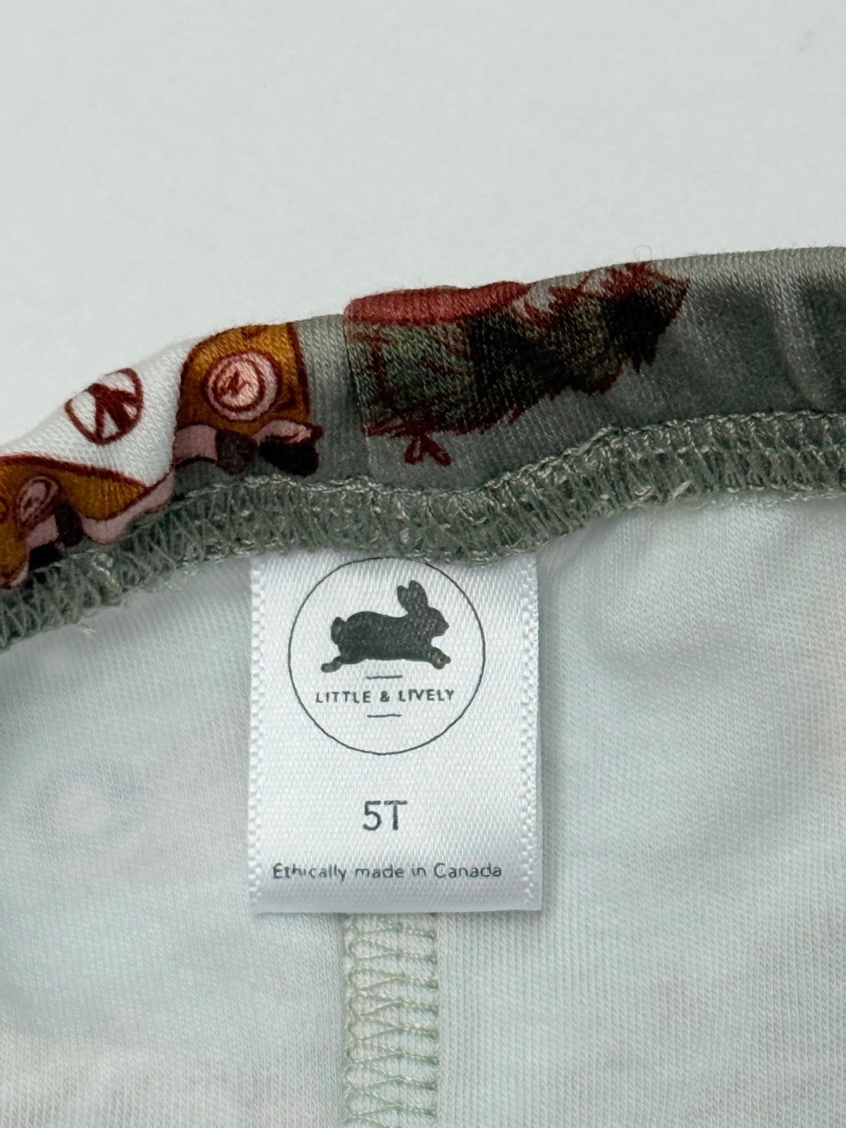 Little & Lively Car Print Leggings 5T