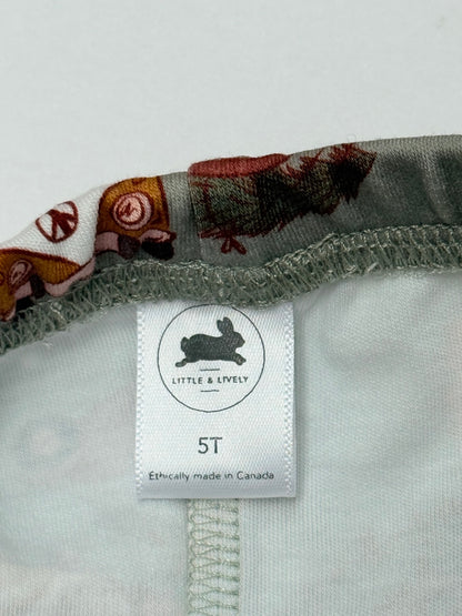 Little & Lively Car Print Leggings 5T