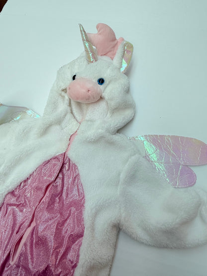 Unicorn Plush Hooded Romper Costume 6-12M