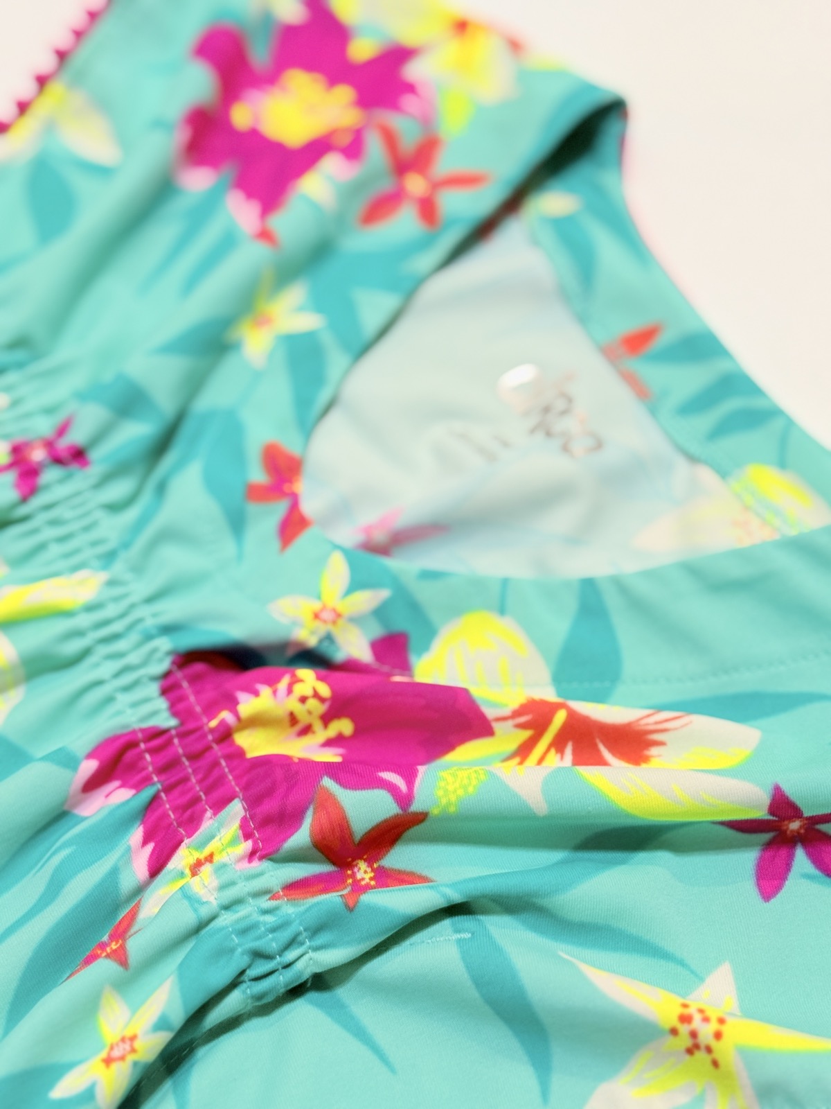 Circo Teal Floral Swimsuit Cover-Up 12M