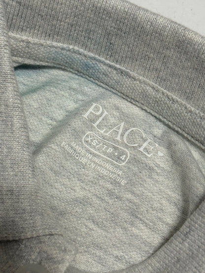 Children's Place Gray Polo Shirt XS 4