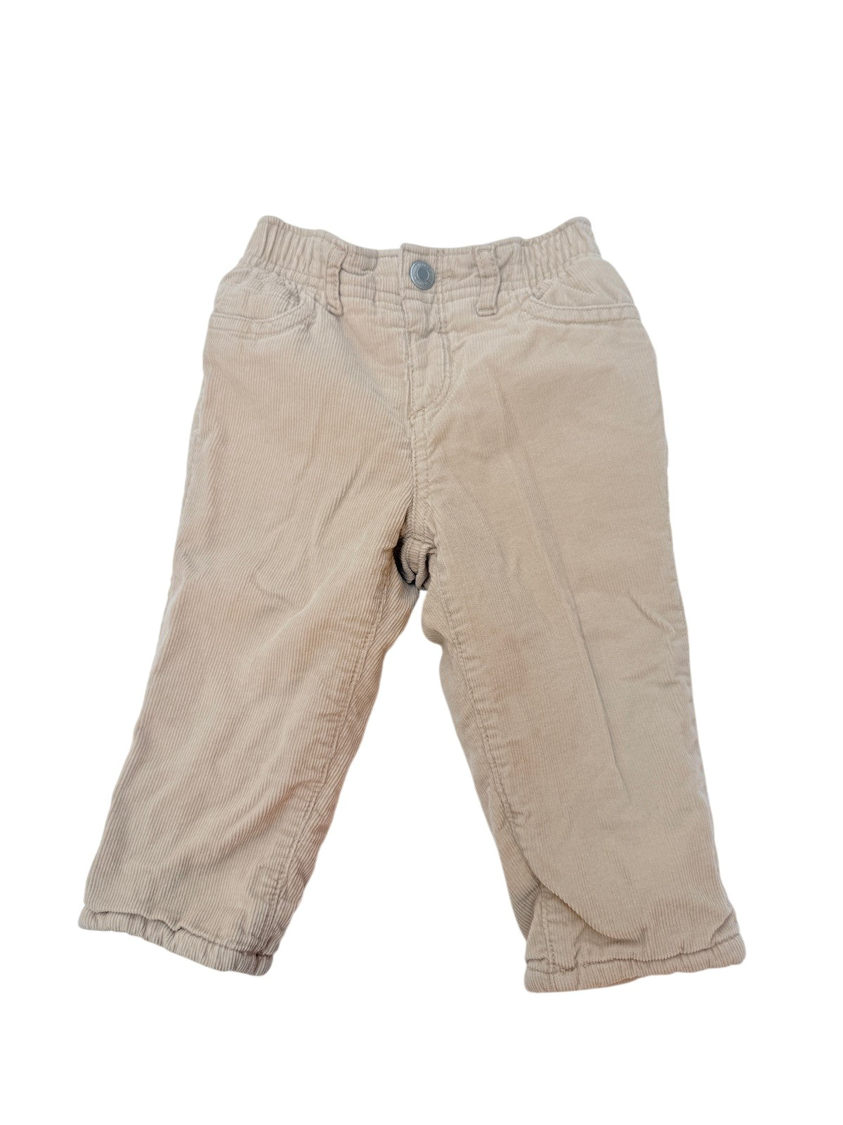 Old Navy Khaki Corduroy Lined Pants 12-18M