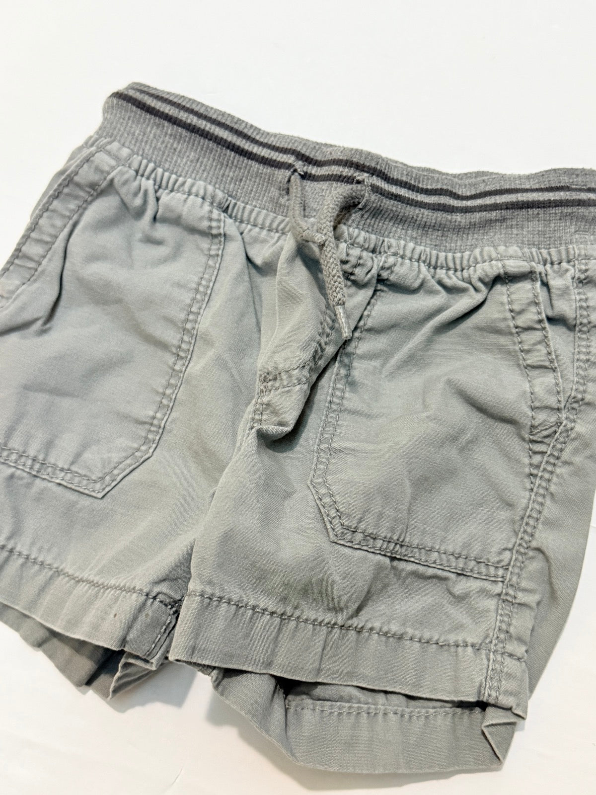 OshKosh B'gosh Gray Pull-On Shorts 12M