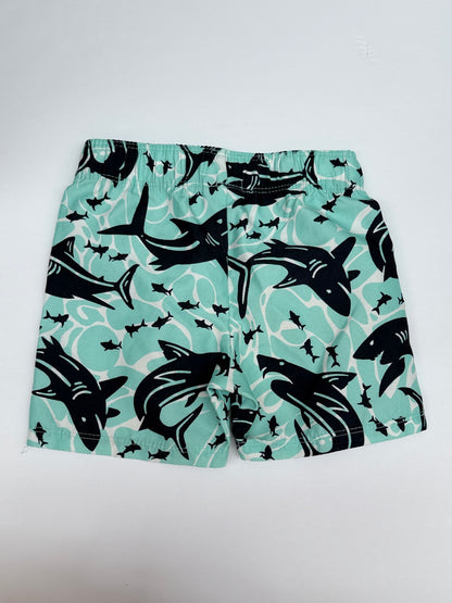 Hurley Shark Print Swim Shorts 12M