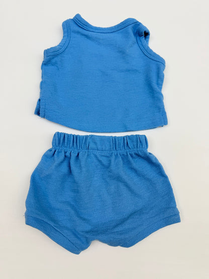 Carter's Blue Tank Top Shorts Set Newborn